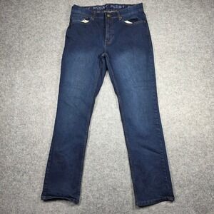 Rugby University Jeans Mens 34/32 Blue Straight Leg Medium Wash